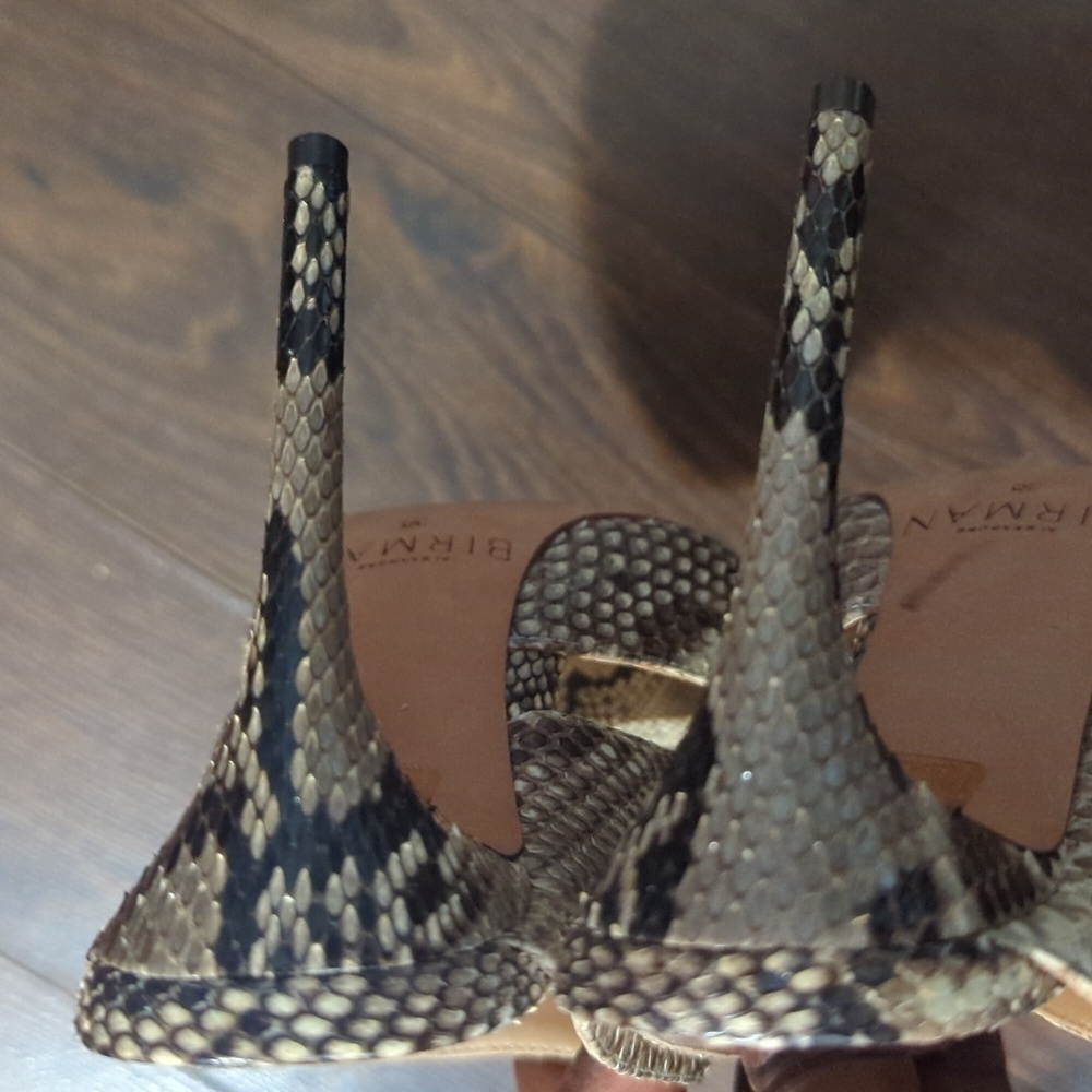 Alexandre Birman Latoya Metallic Python Mule - Picture 8 of 12